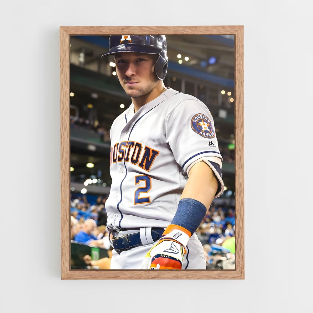 ap-alex bregman-7 cadre Bois clair