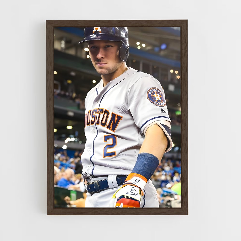 ap-alex bregman-7 cadre Bois foncé