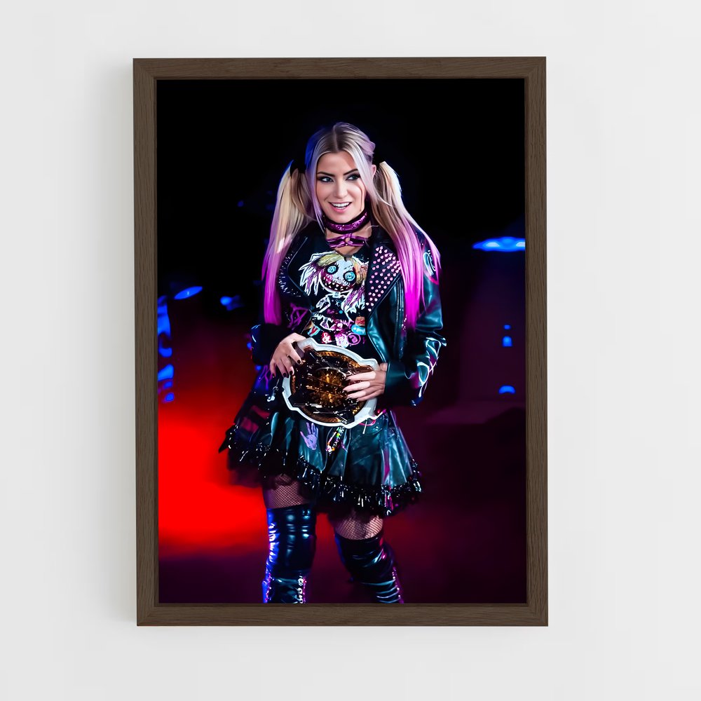 ap-alexa bliss-1 cadre Bois foncé