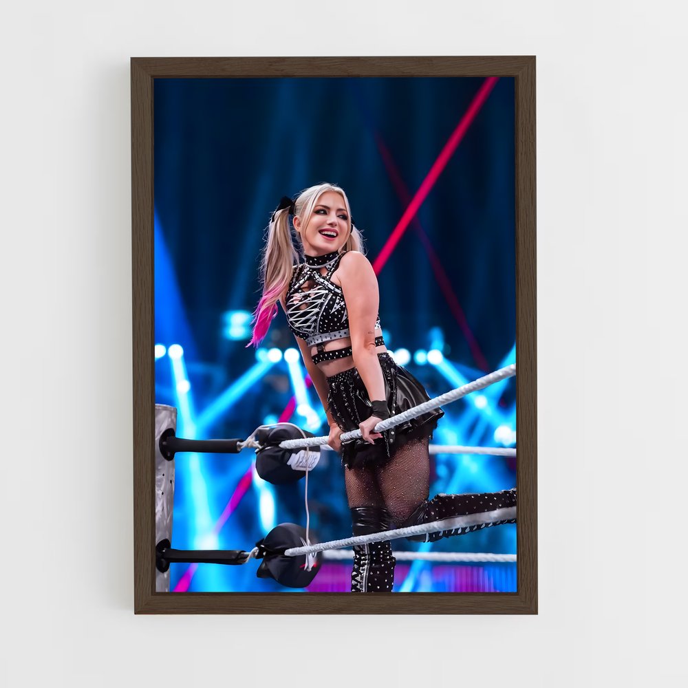 ap-alexa bliss-3 cadre Bois foncé