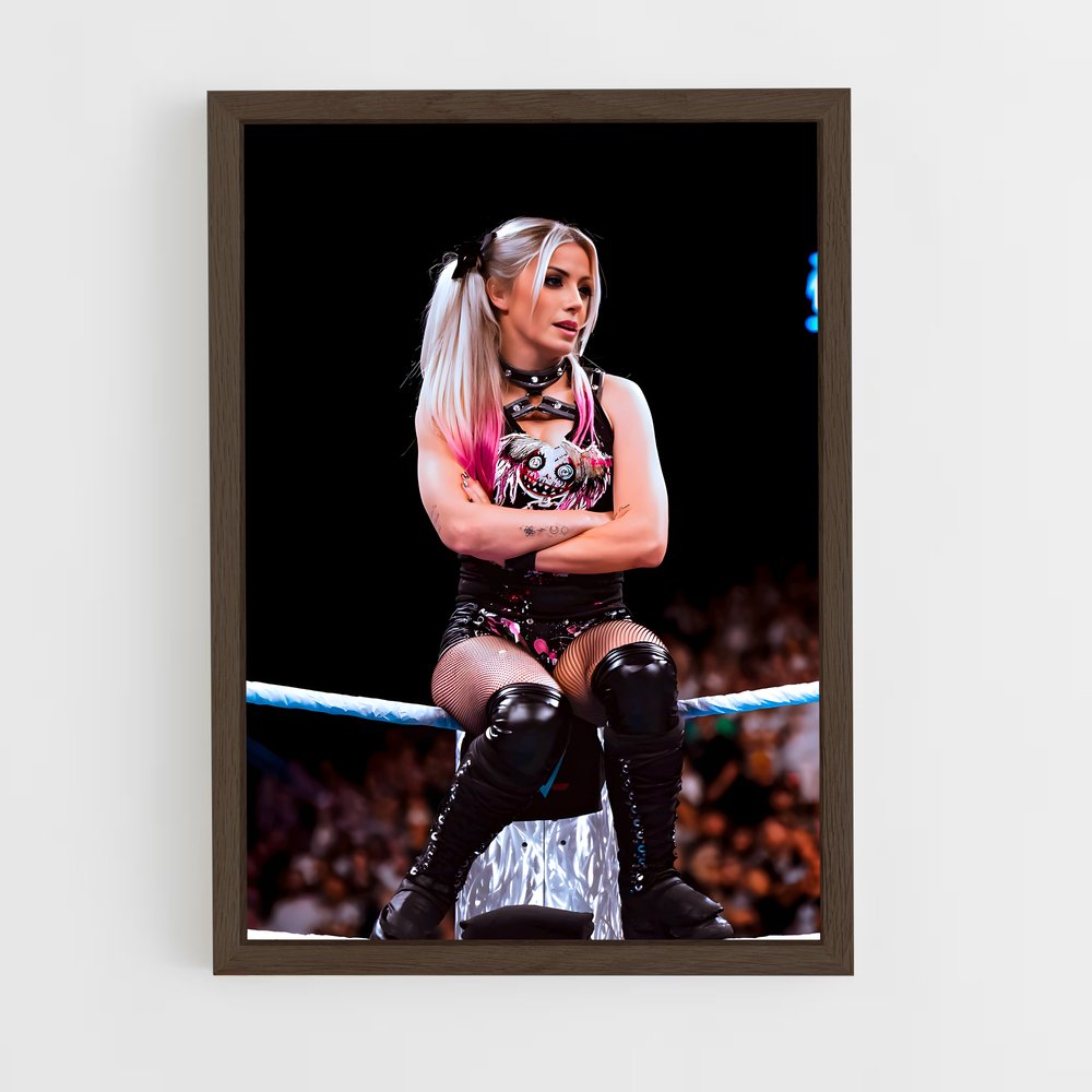 ap-alexa bliss-4 cadre Bois foncé