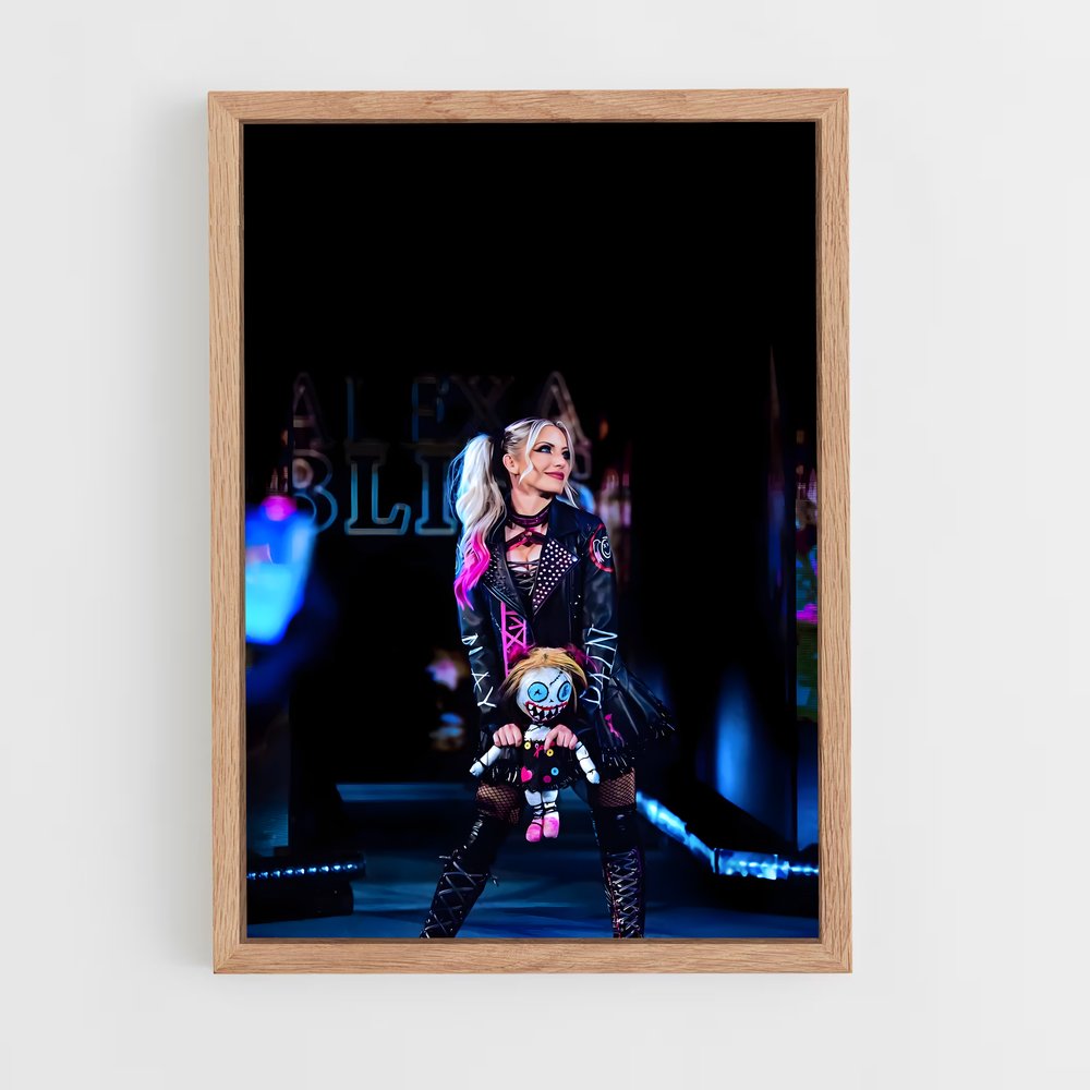 ap-alexa bliss-5 cadre Bois clair