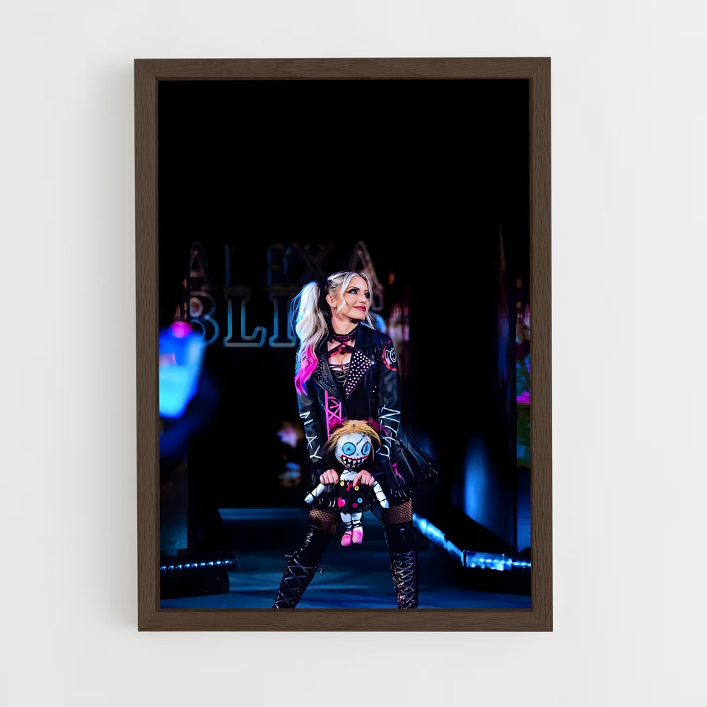 ap-alexa bliss-5 cadre Bois foncé