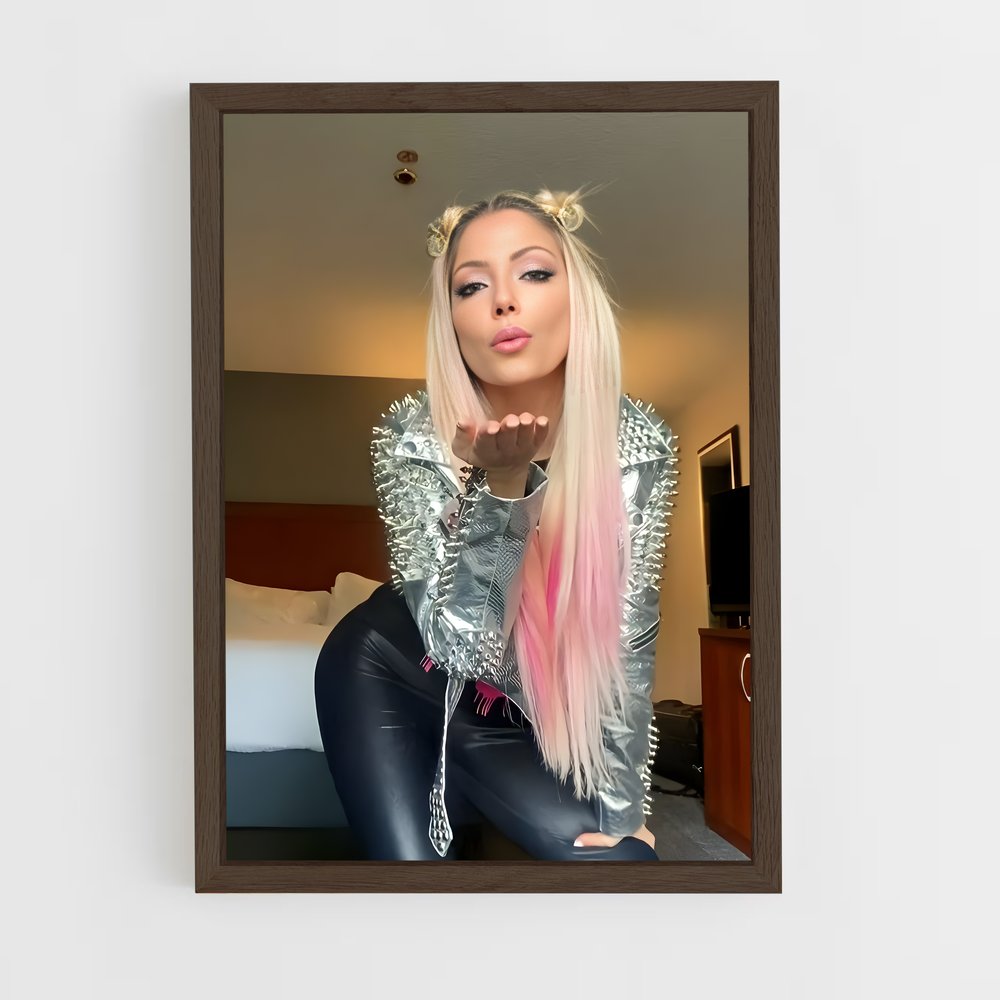 ap-alexa bliss-6 cadre Bois foncé