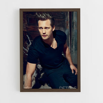 ap-alexander skarsgård-5 cadre Bois foncé