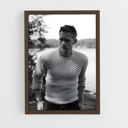 ap-alexander skarsgård-6 cadre Bois foncé