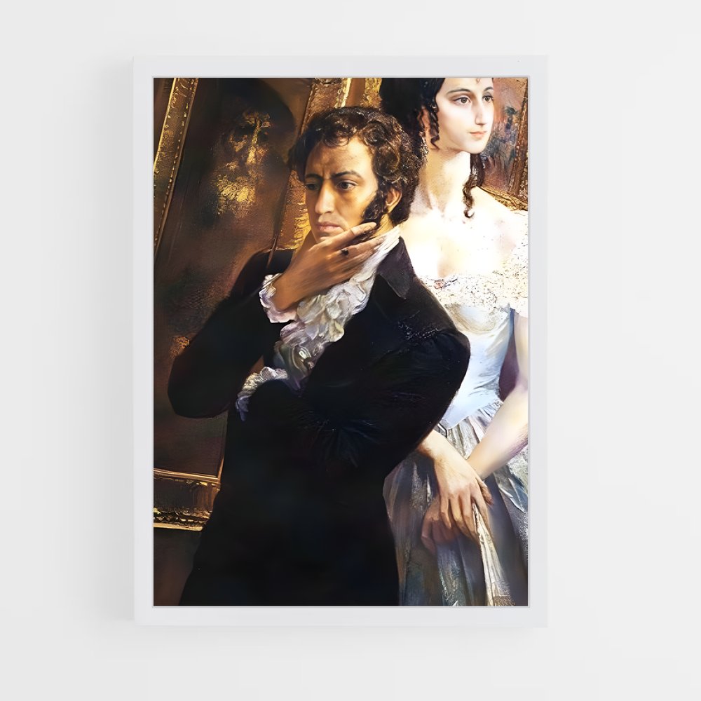ap-alexander pushkin-2 cadre Blanc