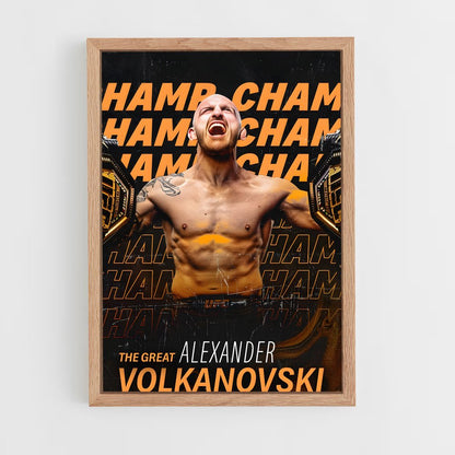 ap-alexander volkanovski-1 cadre Bois clair