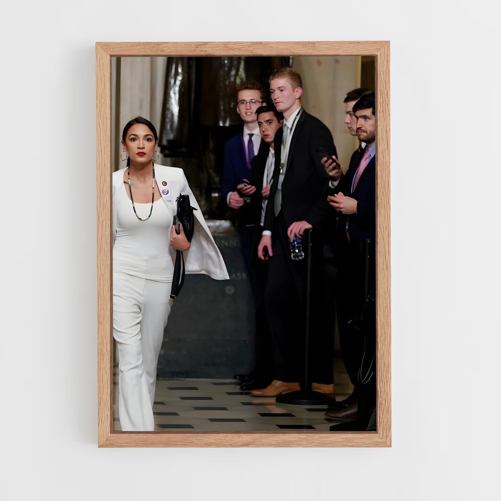 ap-alexandria ocasio cortez-1 cadre Bois clair