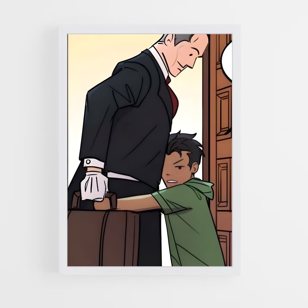 ap-alfred pennyworth-2 cadre Blanc