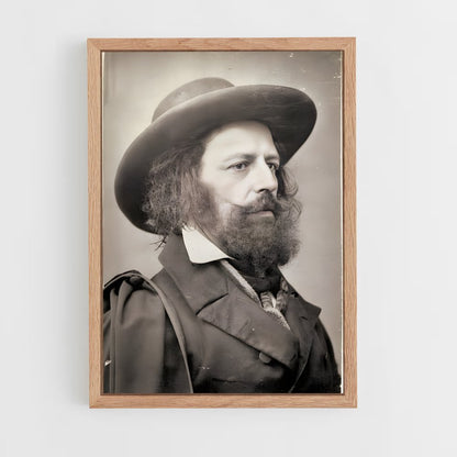 ap-alfred tennyson-1 cadre Bois clair