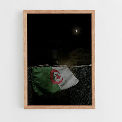 ap-algeria flag-4 cadre Bois clair