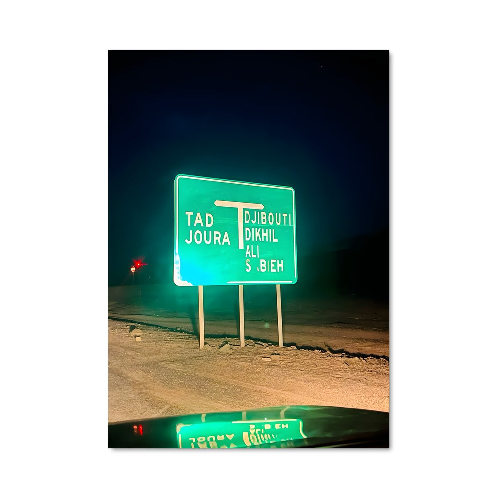 Poster Route Verdoyante