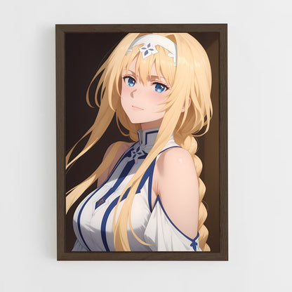 ap-alice sword art online-12 cadre Bois foncé