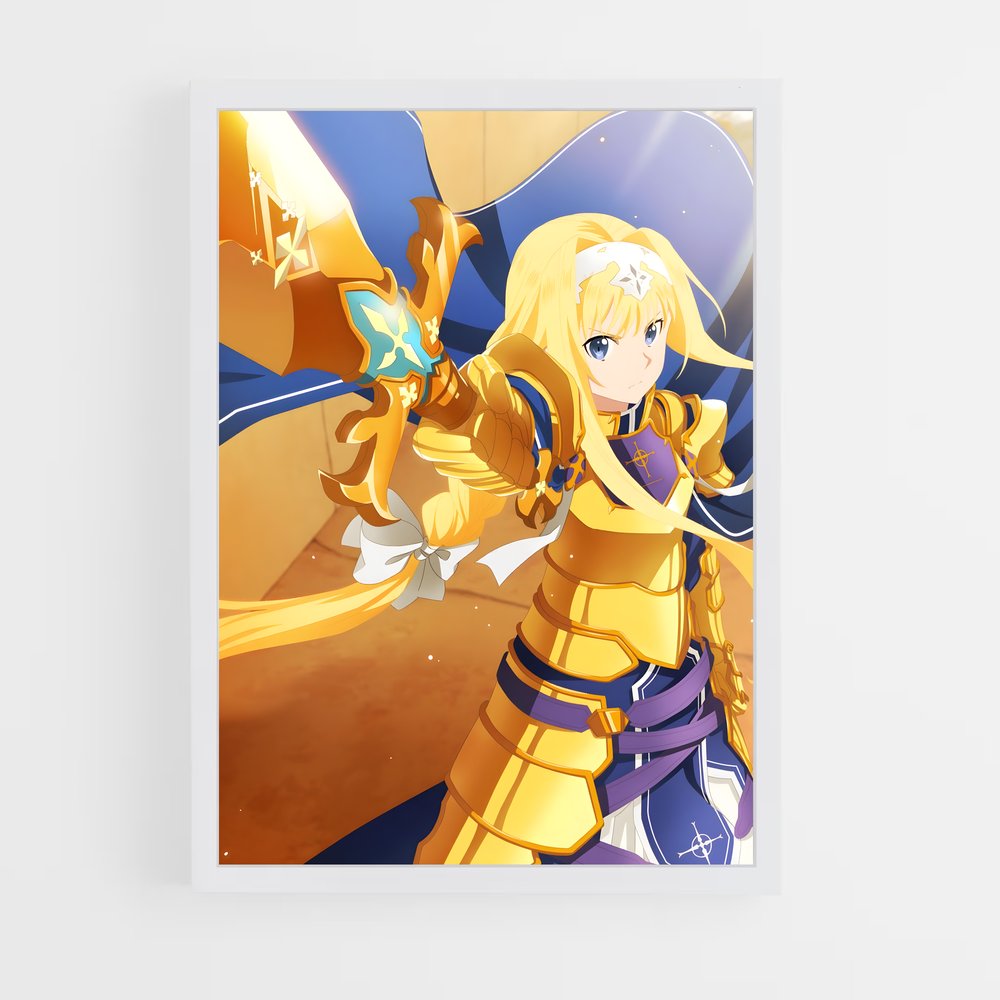 ap-alice sword art online-2 cadre Blanc
