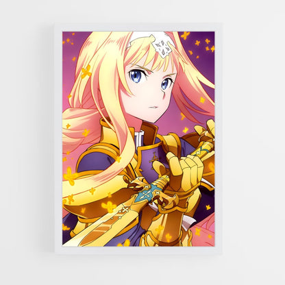 ap-alice sword art online-5 cadre Blanc