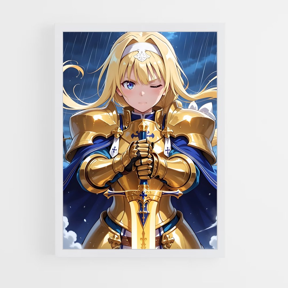 ap-alice sword art online-8 cadre Blanc