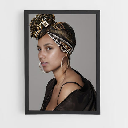 ap-alicia keys-5 cadre Noir