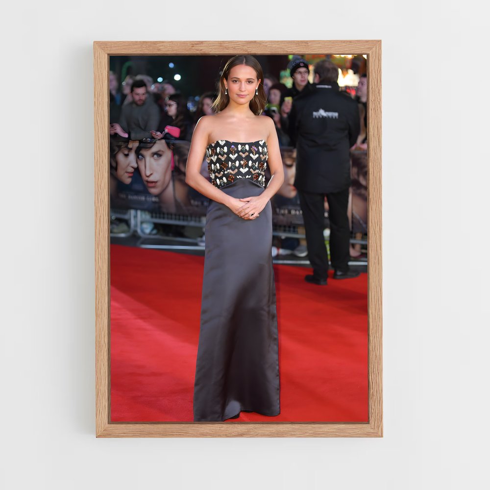 ap-alicia vikander-1 cadre Bois clair