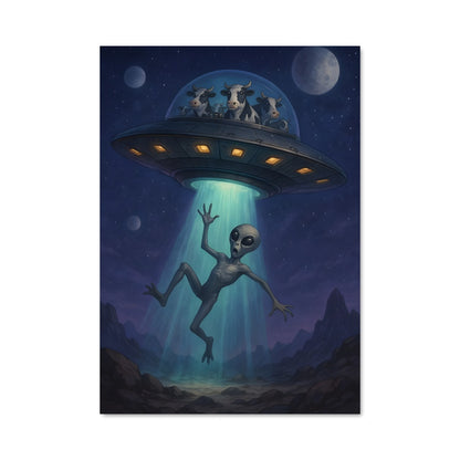 Poster Enlèvement Extraterrestre