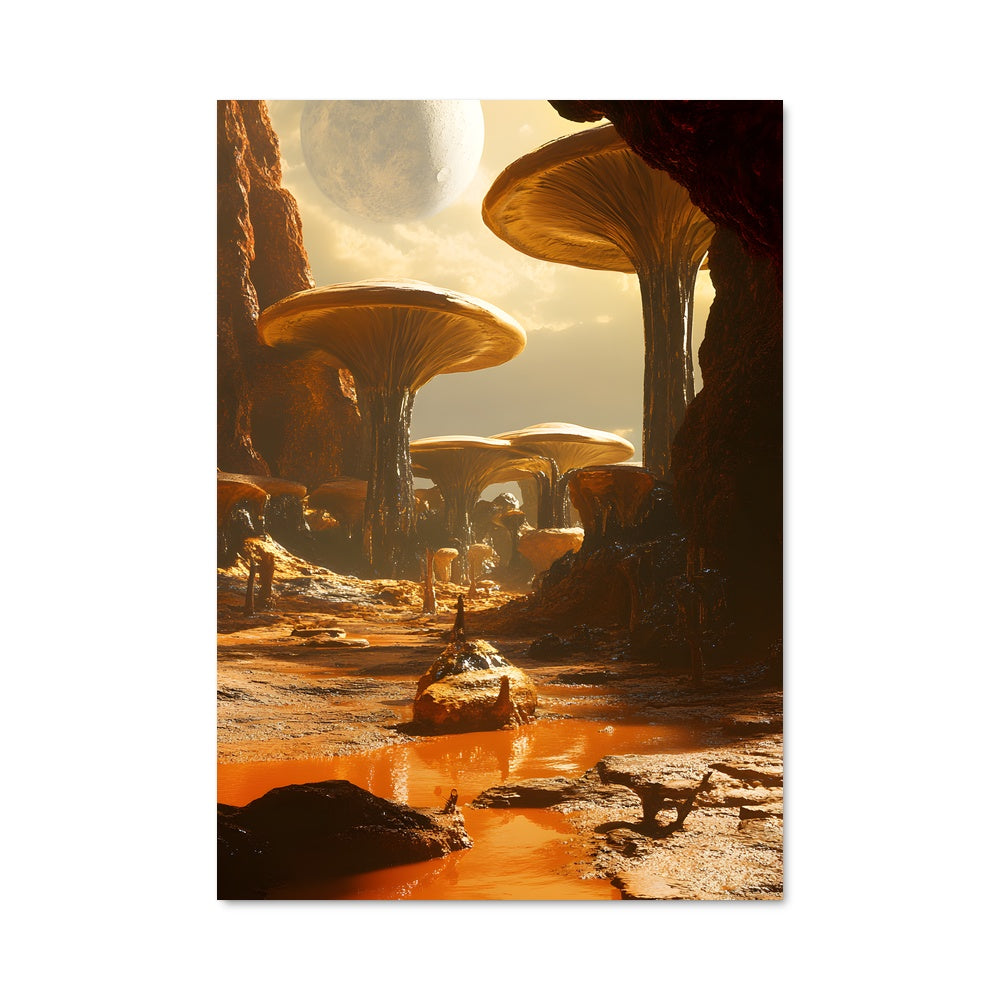 Poster Champignons Mystiques