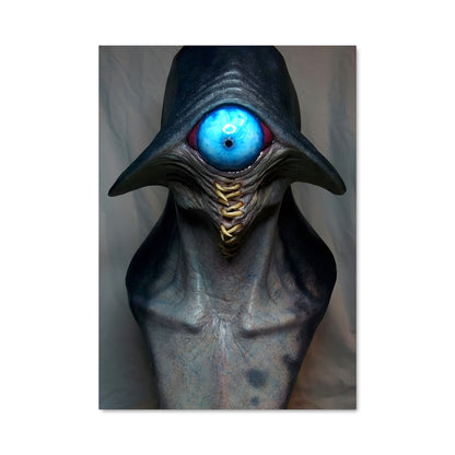 Poster Blue Alien