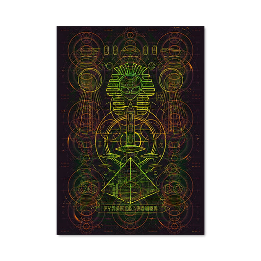 Poster Alien Glyphs