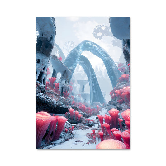 Poster Champignons de Glace