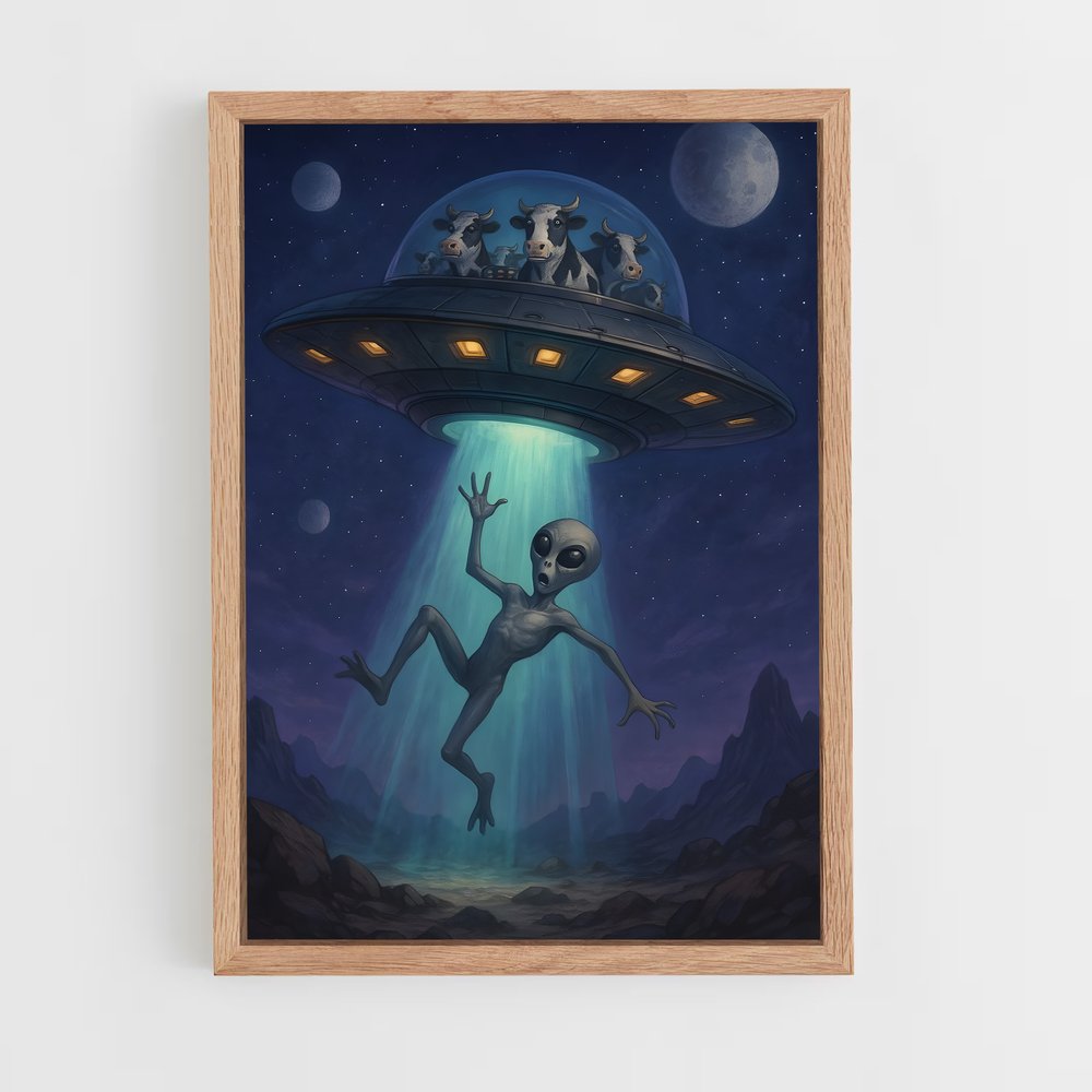 ap-alien abduction-1 cadre Bois clair