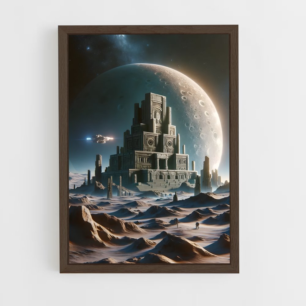 ap-alien civilization-12 cadre Bois foncé