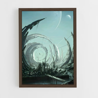 ap-alien civilization-13 cadre Bois foncé