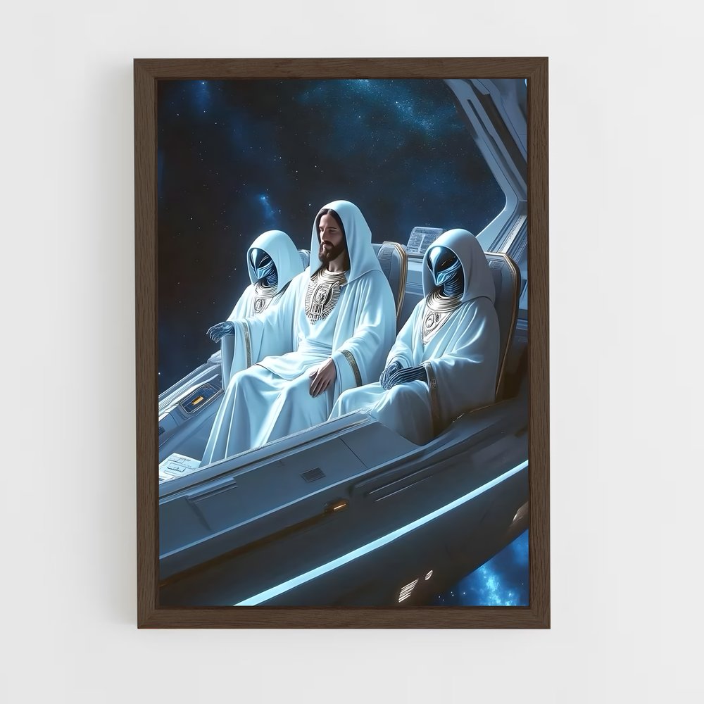 ap-alien civilization-15 cadre Bois foncé