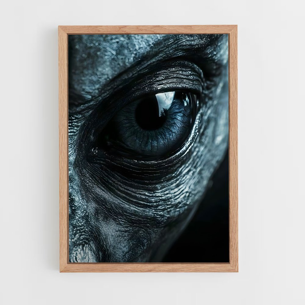 ap-alien eyes-3 cadre Bois clair