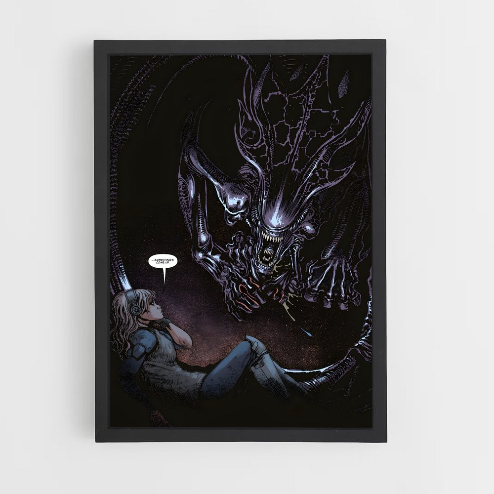 ap-alien queen-2 cadre Noir