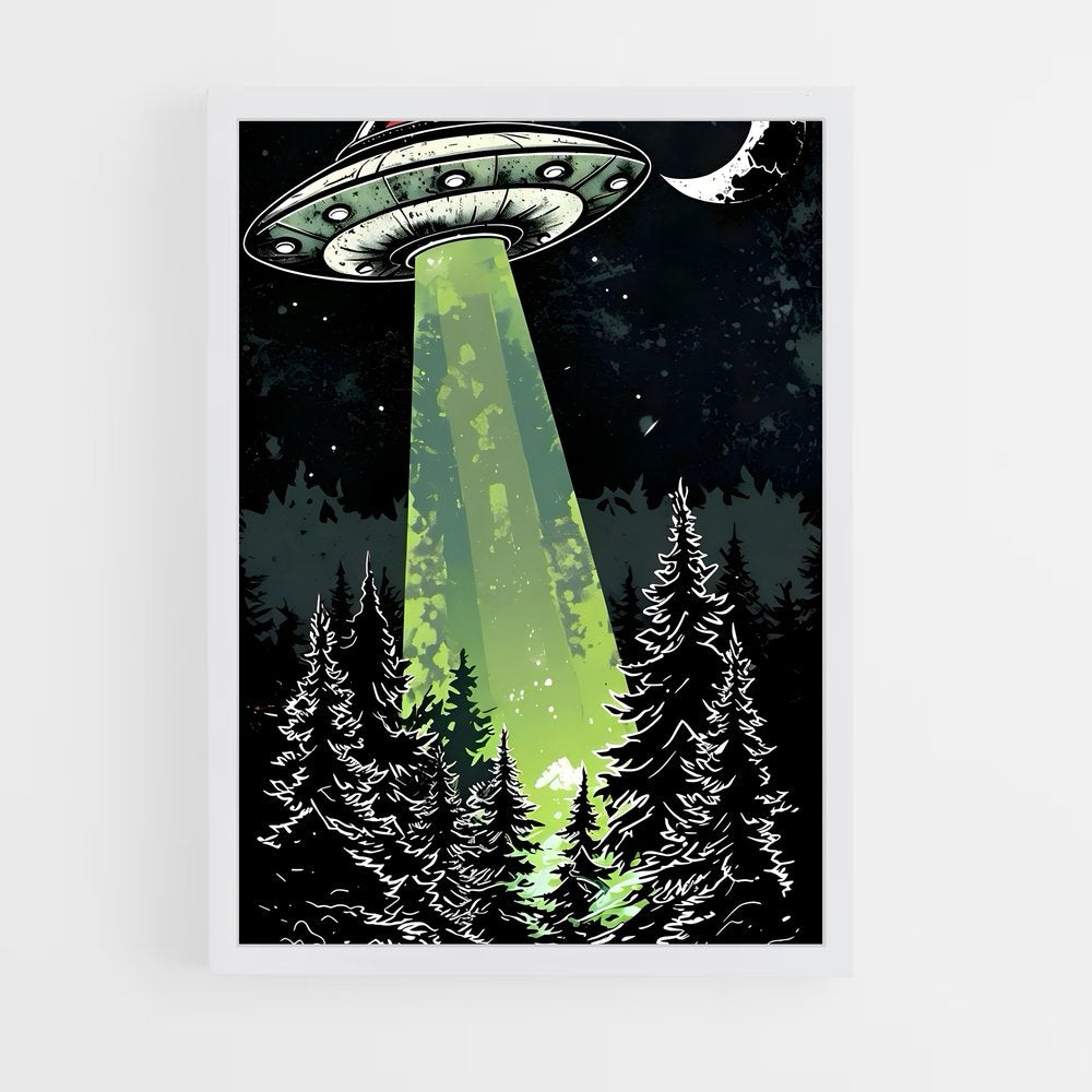 ap-alien spaceship-1 cadre Blanc