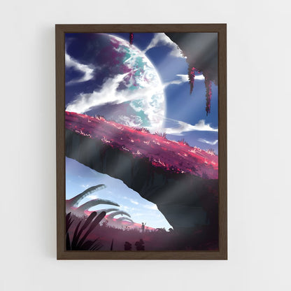 ap-alien worlds-10 cadre Bois foncé