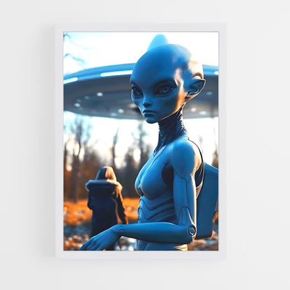 ap-aliens and ufo-4 cadre Blanc