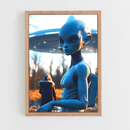 ap-aliens and ufo-4 cadre Bois clair