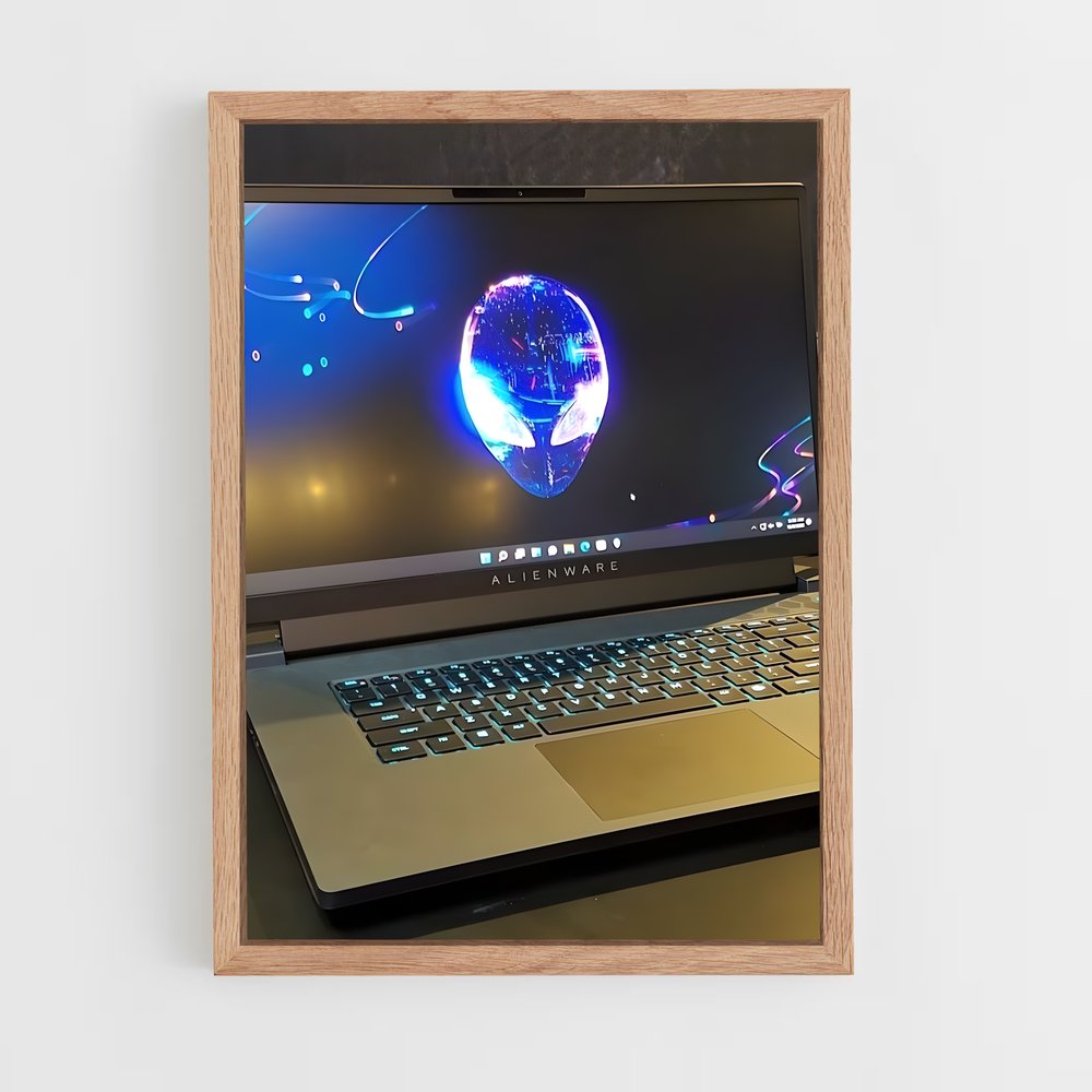 ap-alienware-1 cadre Bois clair
