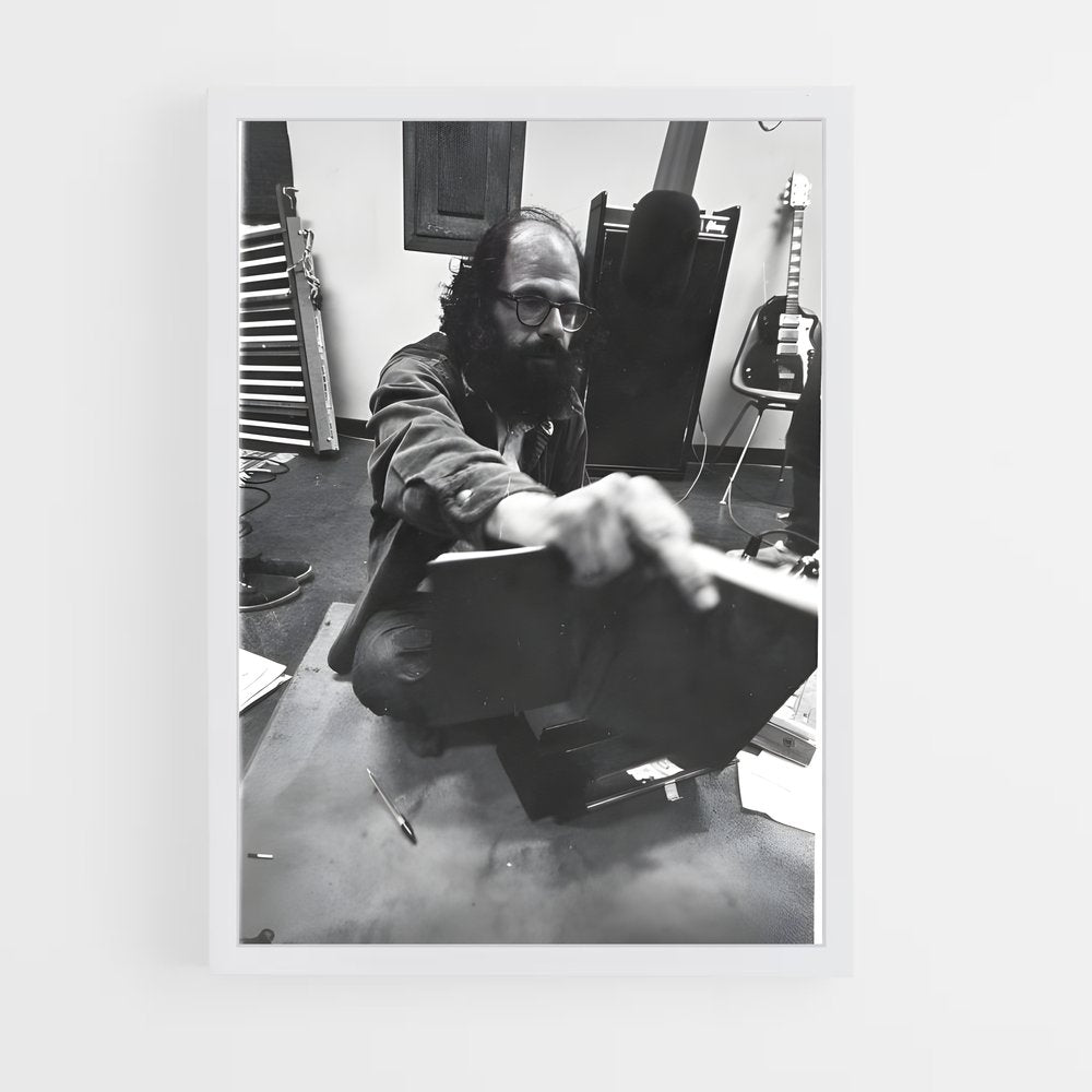 ap-allen ginsberg-5 cadre Blanc