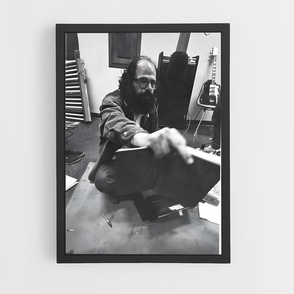 ap-allen ginsberg-5 cadre Noir