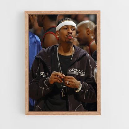ap-allen iverson-10 cadre Bois clair