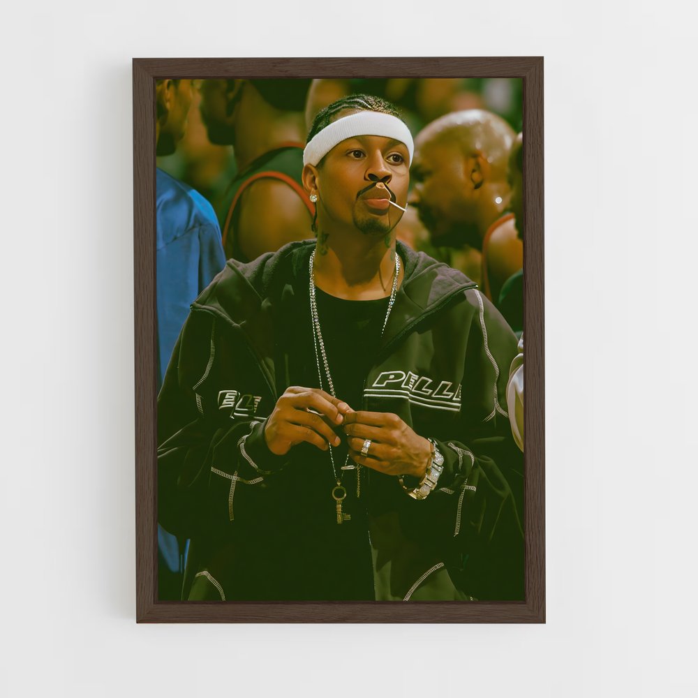 ap-allen iverson-2 cadre Bois foncé