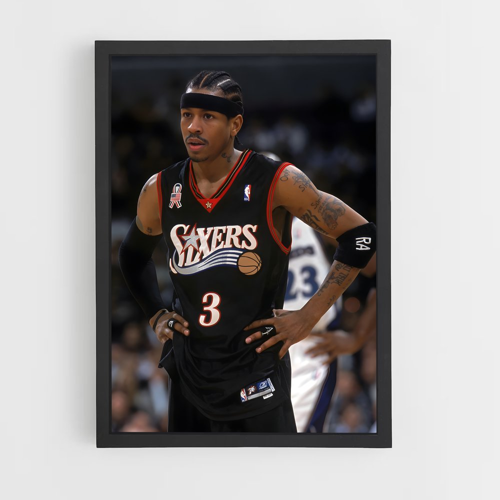 ap-allen iverson-9 cadre Noir