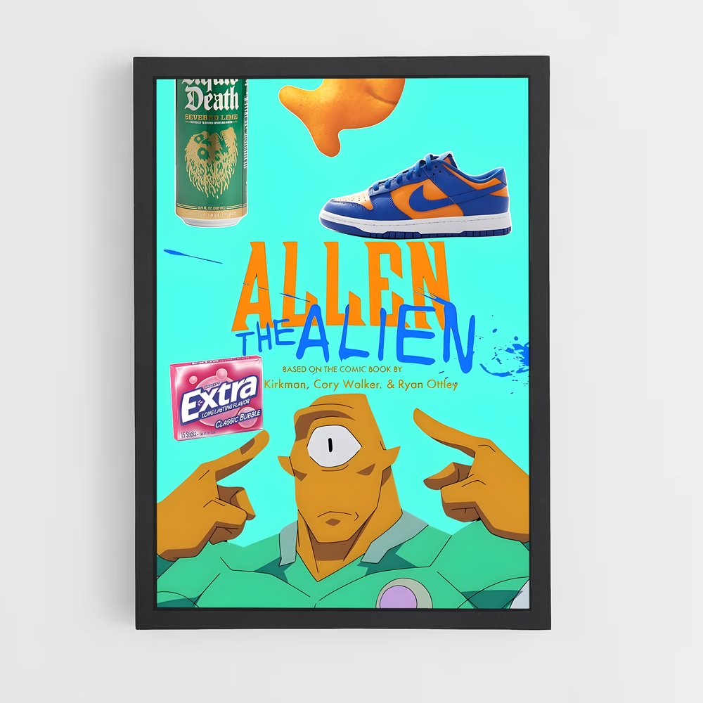ap-allen the alien-3 cadre Noir