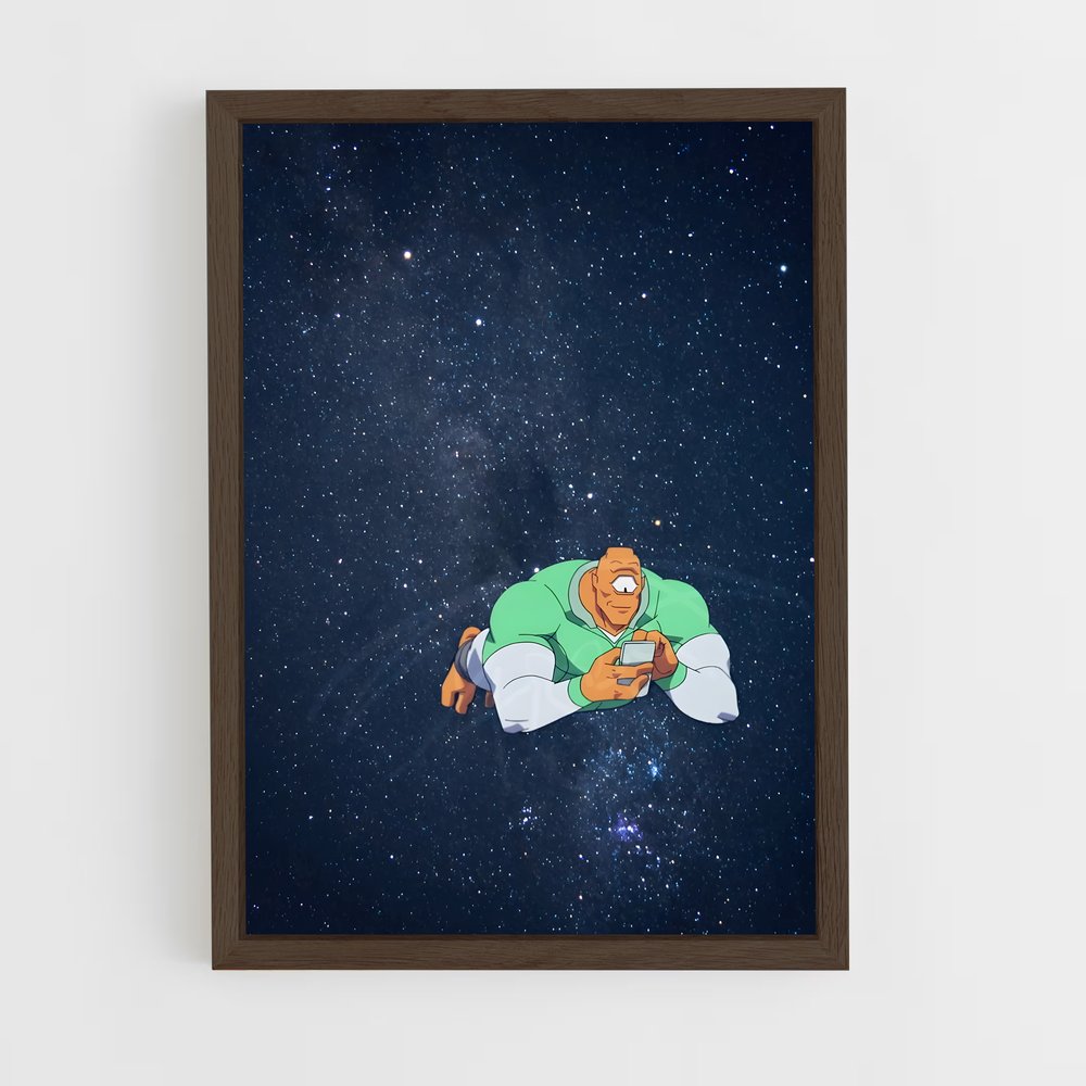 ap-allen the alien-4 cadre Bois foncé