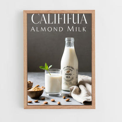 ap-almond milk-2 cadre Bois clair