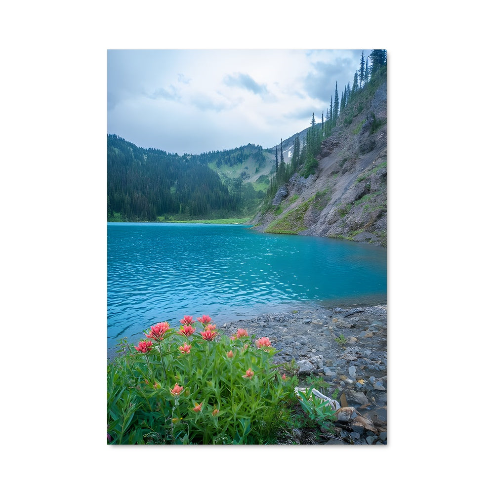 Poster Alpine lake 97019