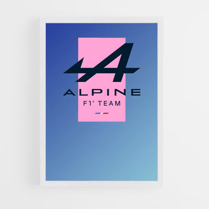 ap-alpine f1 team-11 cadre Blanc
