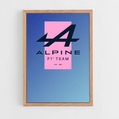 ap-alpine f1 team-11 cadre Bois clair